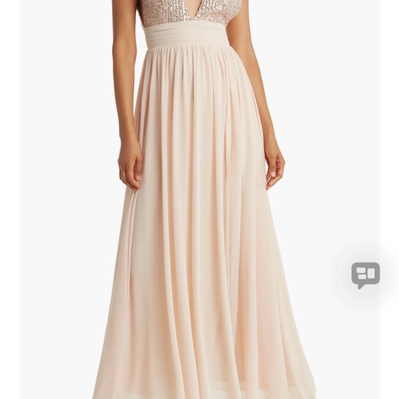 NWT Love By Design Daphne Sequin Top V-Plunge Maxi Dress - Picture 3 of 7